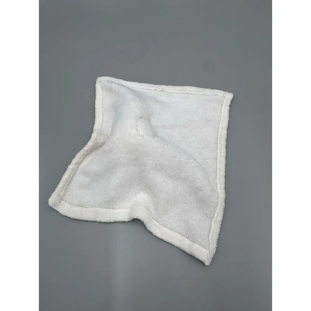 White Gray Bear Lovey Plush Baby Security Blanket No Tag